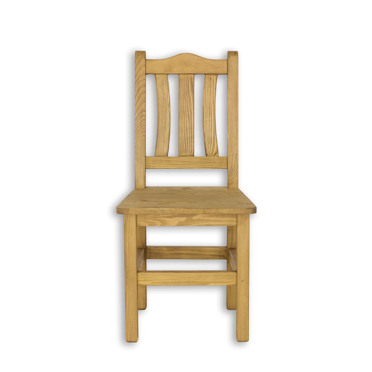 Rustik stolička KT703, jasný vosk