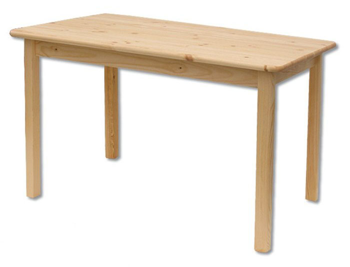 ST104 Jedálenský stôl 120x60 cm, prírodná borovica