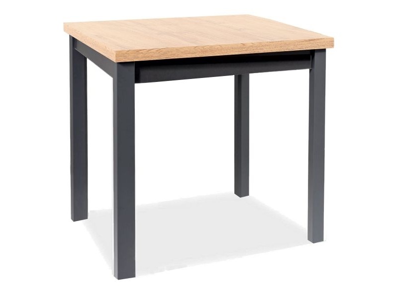 E-shop BONO jedálenský stôl 90x65 cm, dub Artisan / čierna