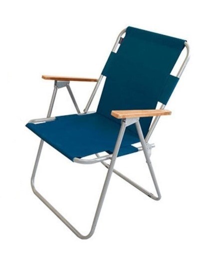 E-shop ARLON skladacia záhradná stolička, modrá