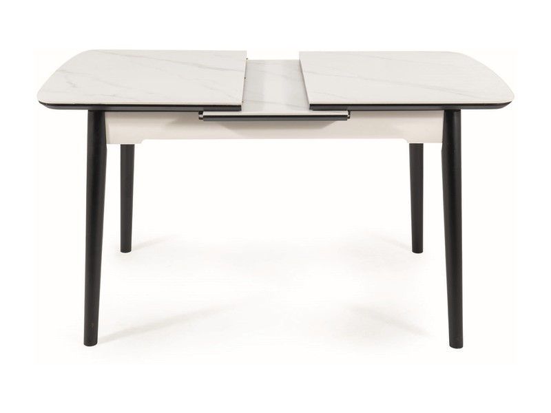 E-shop APONO jedálenský stôl, biela matná / čierna