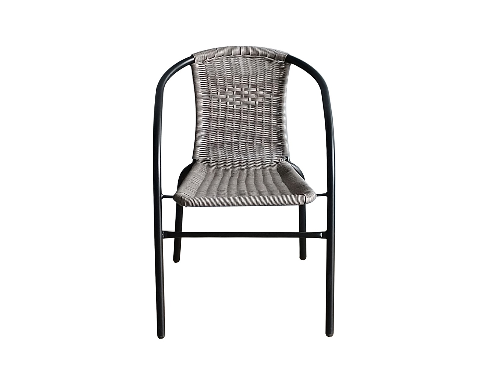 E-shop BISTRO záhradná stolička, šedý ratan