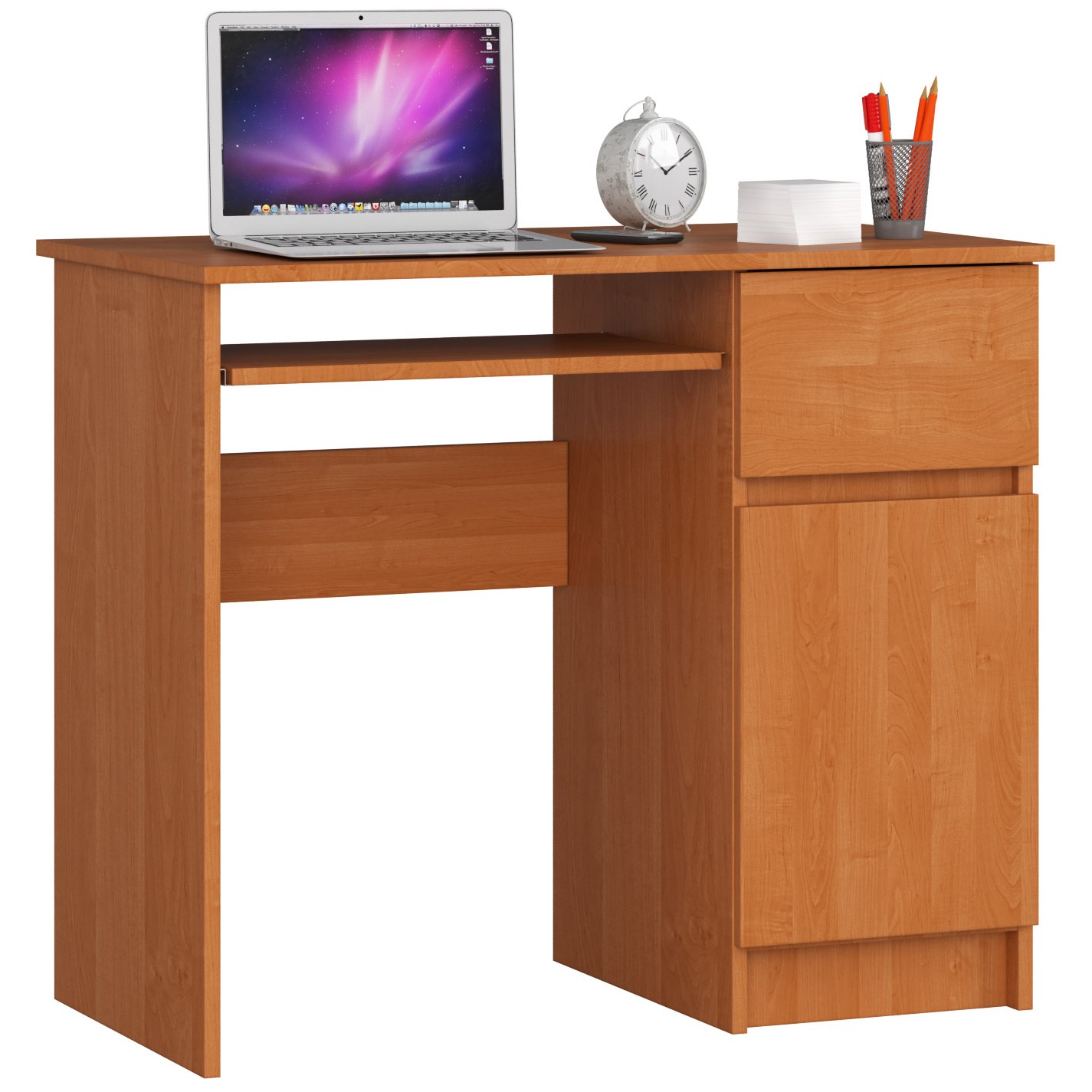 E-shop Dizajnový písací stôl PIXEL90P, jelša
