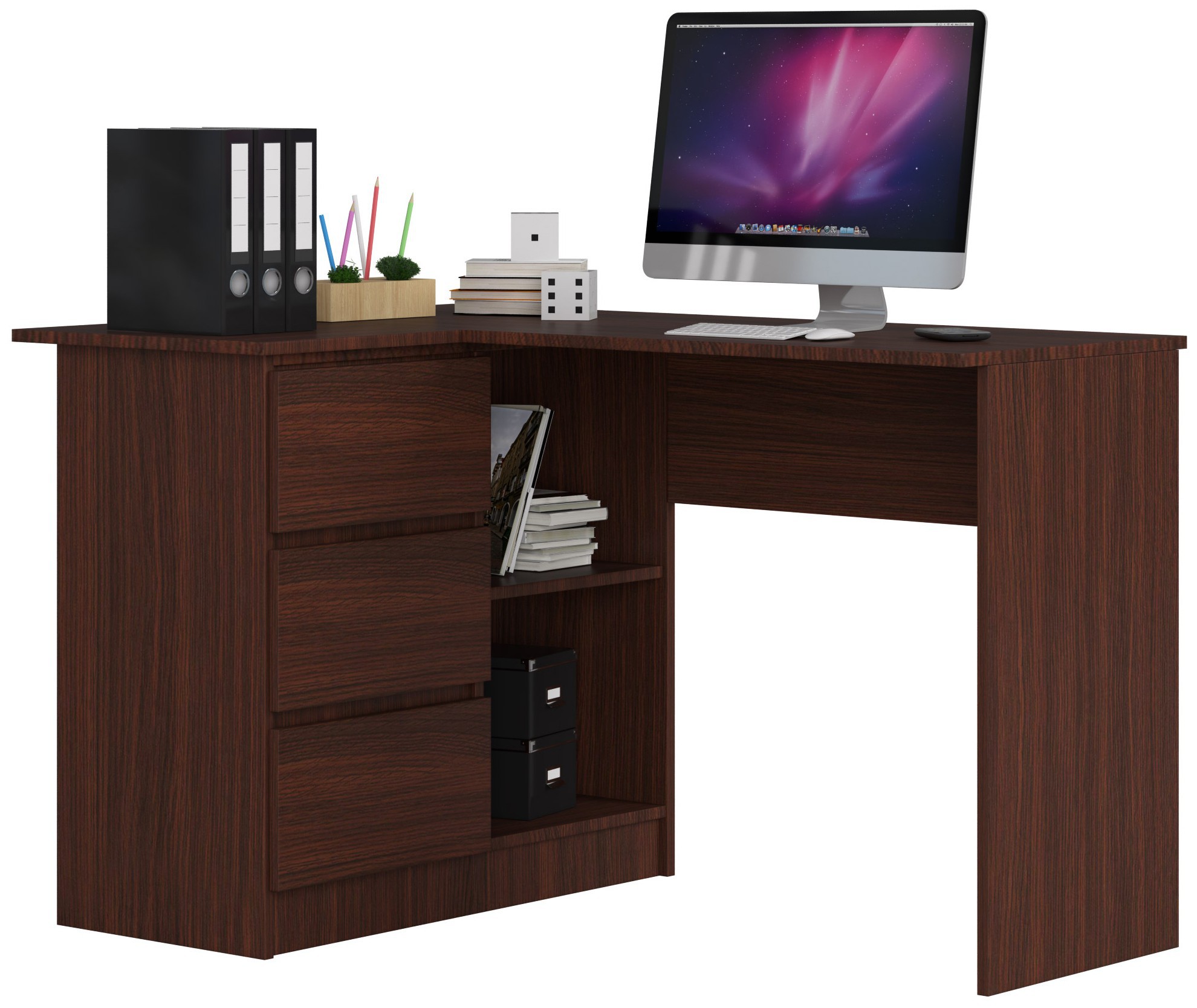 E-shop Moderný písací stôl HERRA124L, wenge
