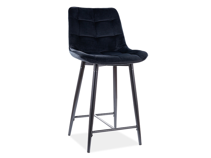 E-shop KIK barová stolička, Bluvel 19 - čierna