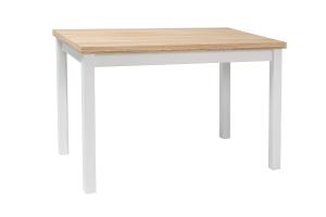 BONO jedálenský stôl 100x60 cm, dub/biely matný