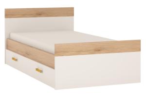 AVALON TYP 90 jednoložková posteľ alpská biela/ san remo 