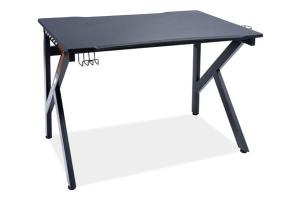 P-306 písací stôl, čierna