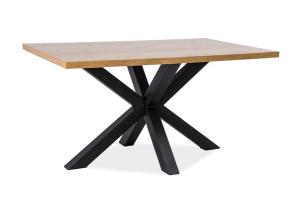 KROS jedálenský stôl 90x180 cm, prír.dýha