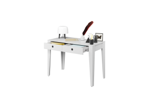 FALIN písací stôl, biely