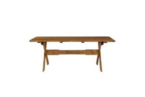 MOUL118 drevený záhradný stôl, dub
