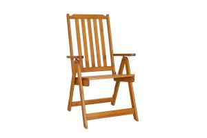 MOUL125 drevené záhradná stolička, tik