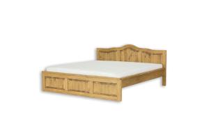 Rustik posteľ 160 cm LK703, jasný vosk