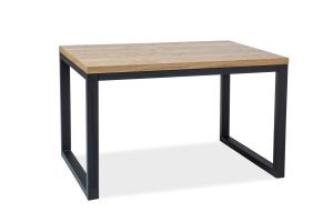 ROSAL II, jedálenský stôl 150, dub, čierny