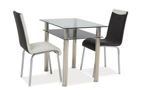 MATRAS sklenený jedálenský stôl 90x60