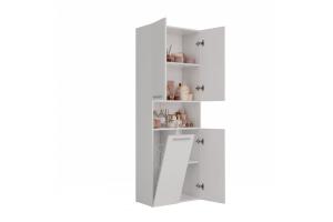 Dizajnová kúpeľňová skrinka OHIO 1K DK, biela
