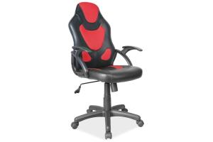 K-100 kancelárske kreslo, čierna, červená