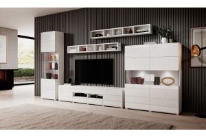 Taledo 10 luxusná obývacia zostava biela/biely lesk 