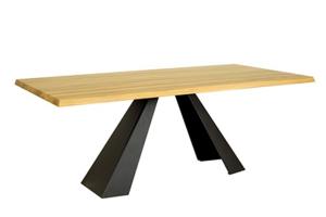 KRIŠTOF ST370 jedálenský stôl, dub/čierna