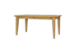 Rustik stôl ST702 120 cm, jasný vosk