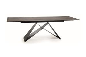 WESTIGE jedálenský stôl 180, hnedá / čierna