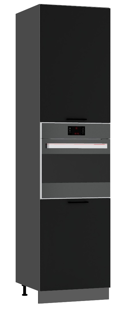 MOON dolná kuchynská skrinka D60PK/2333 P/L, čierna