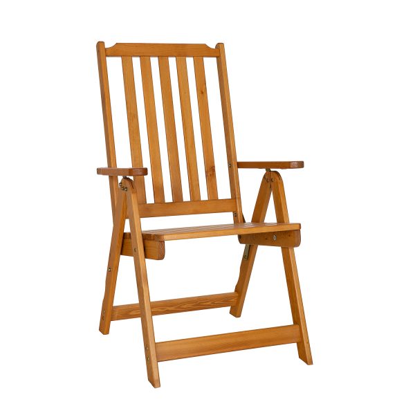 E-shop MOUL125 drevené záhradná stolička, tik