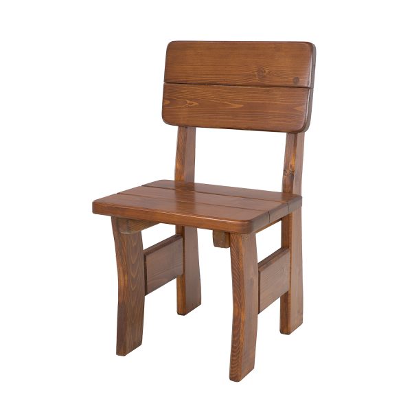 E-shop MOUL262 drevená záhradná stolička, orech