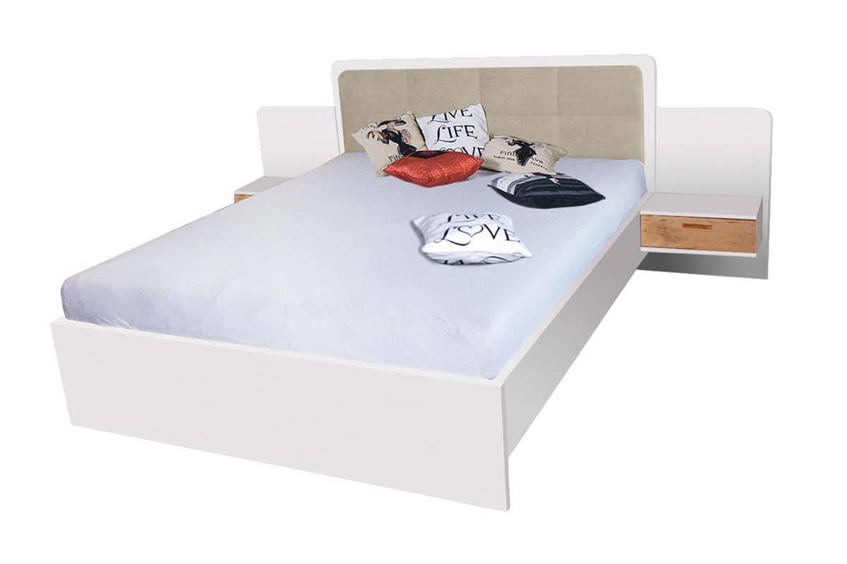 E-shop BANDI manželská posteľ so stolíkmi EF1L