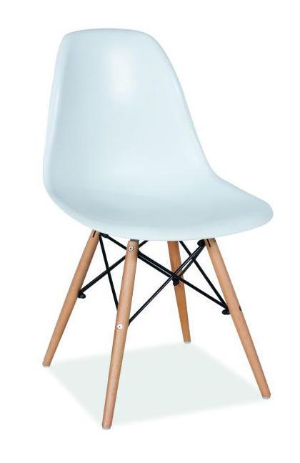 E-shop Moderná stolička MODENA II, buk/biela