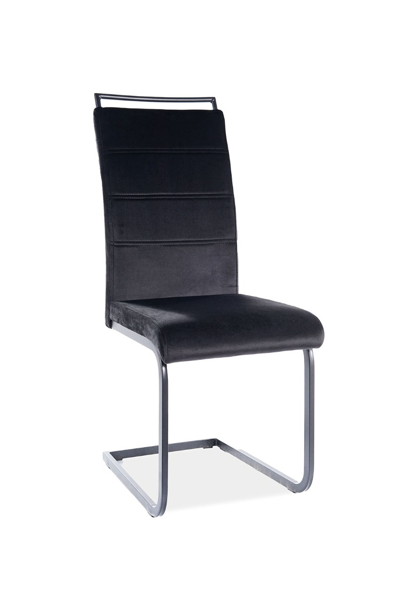 HK-441 jedálenská stolička, čierna