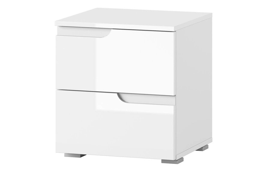 E-shop CELENE 32 nočný stolík, biela/biely lesk