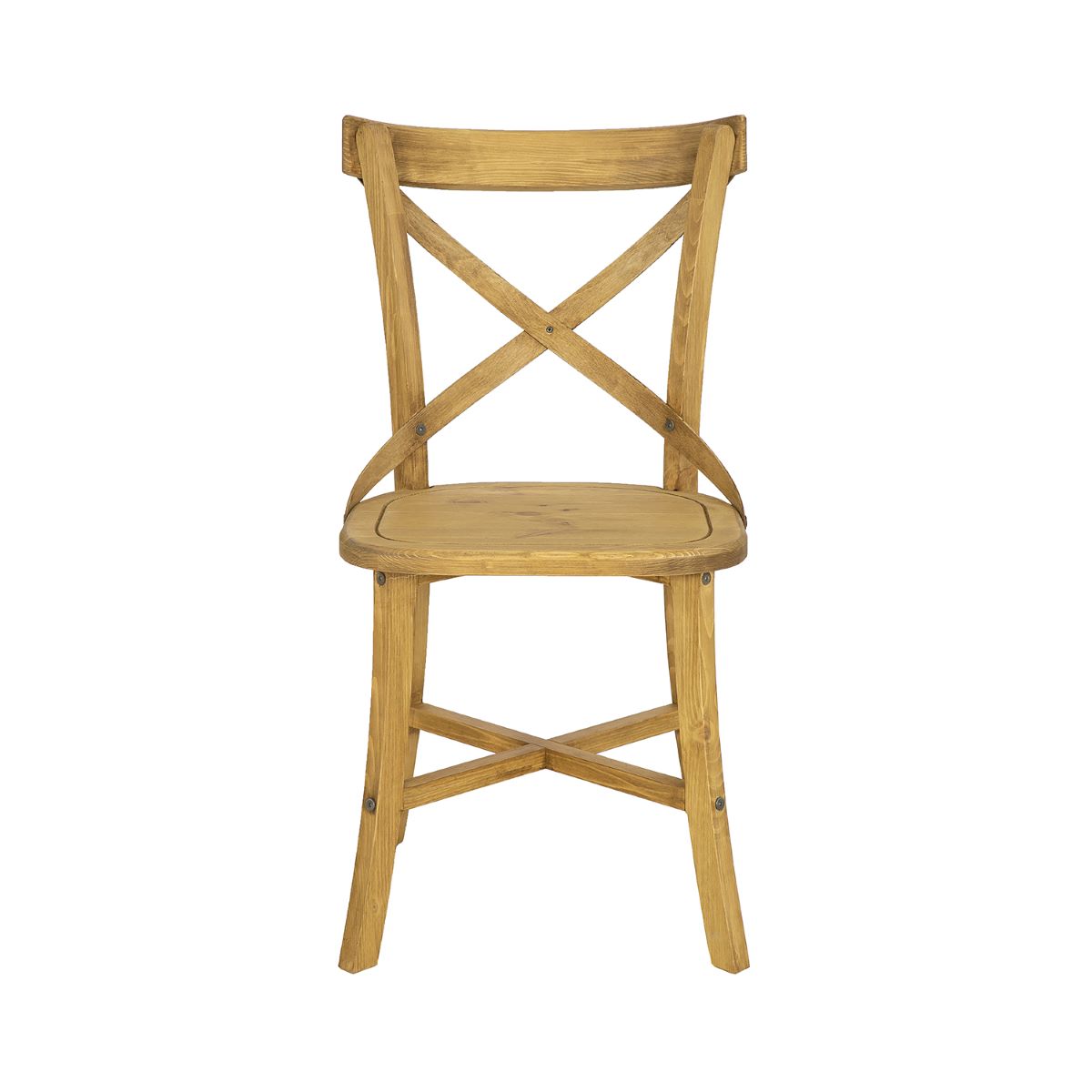 Rustik stolička KT701, jasný vosk