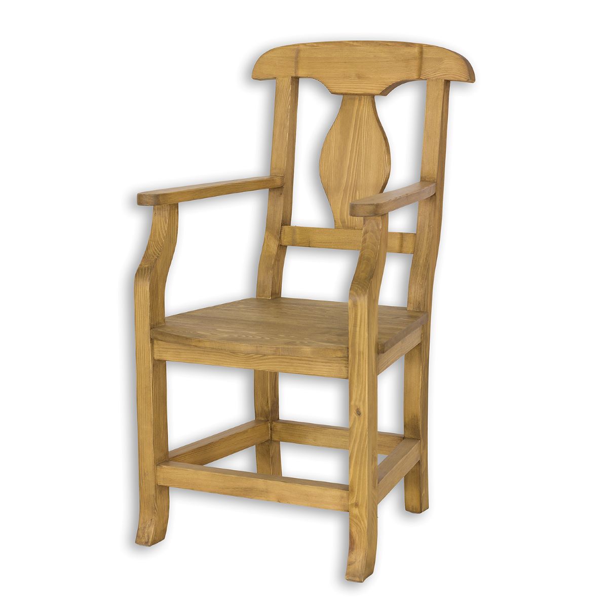 Rustik stolička KT707, jasný vosk