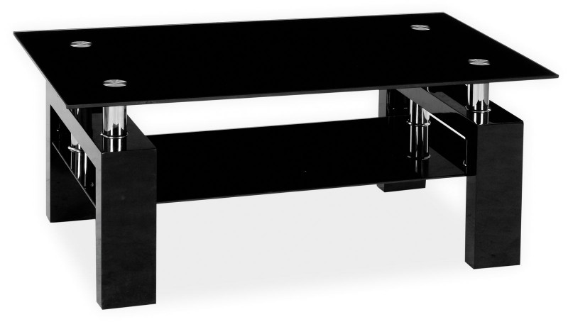 E-shop Konferenčný stolík LISA II, čierny lesk