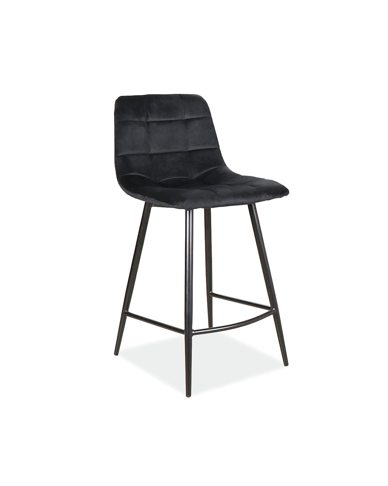 E-shop BIOLA H-2 barová stolička, Bluvel 19 / čierna