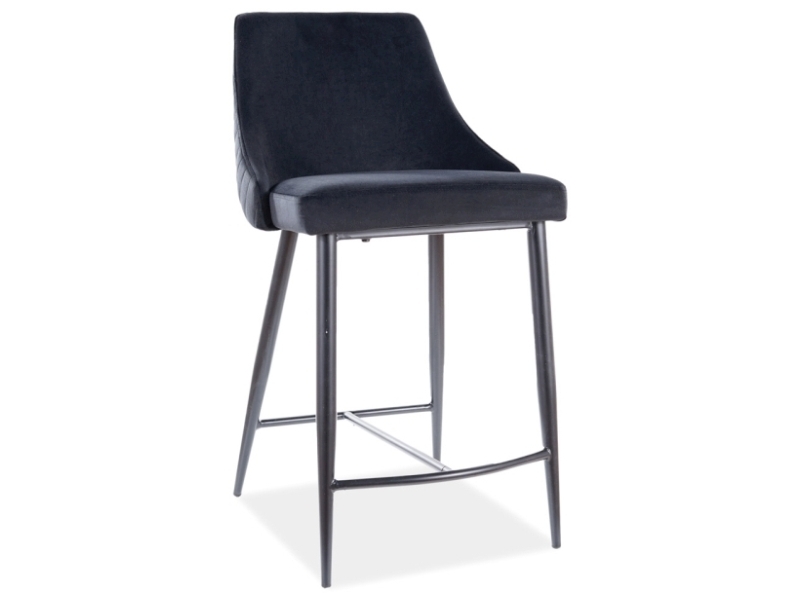 E-shop PIXIE barová stolička, BLUVEL 19, čierna