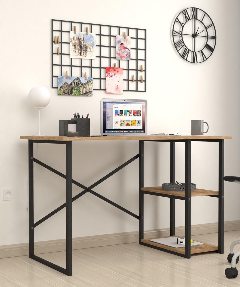 E-shop BUSTOS písací stôl s policami 60 x 120, borovica