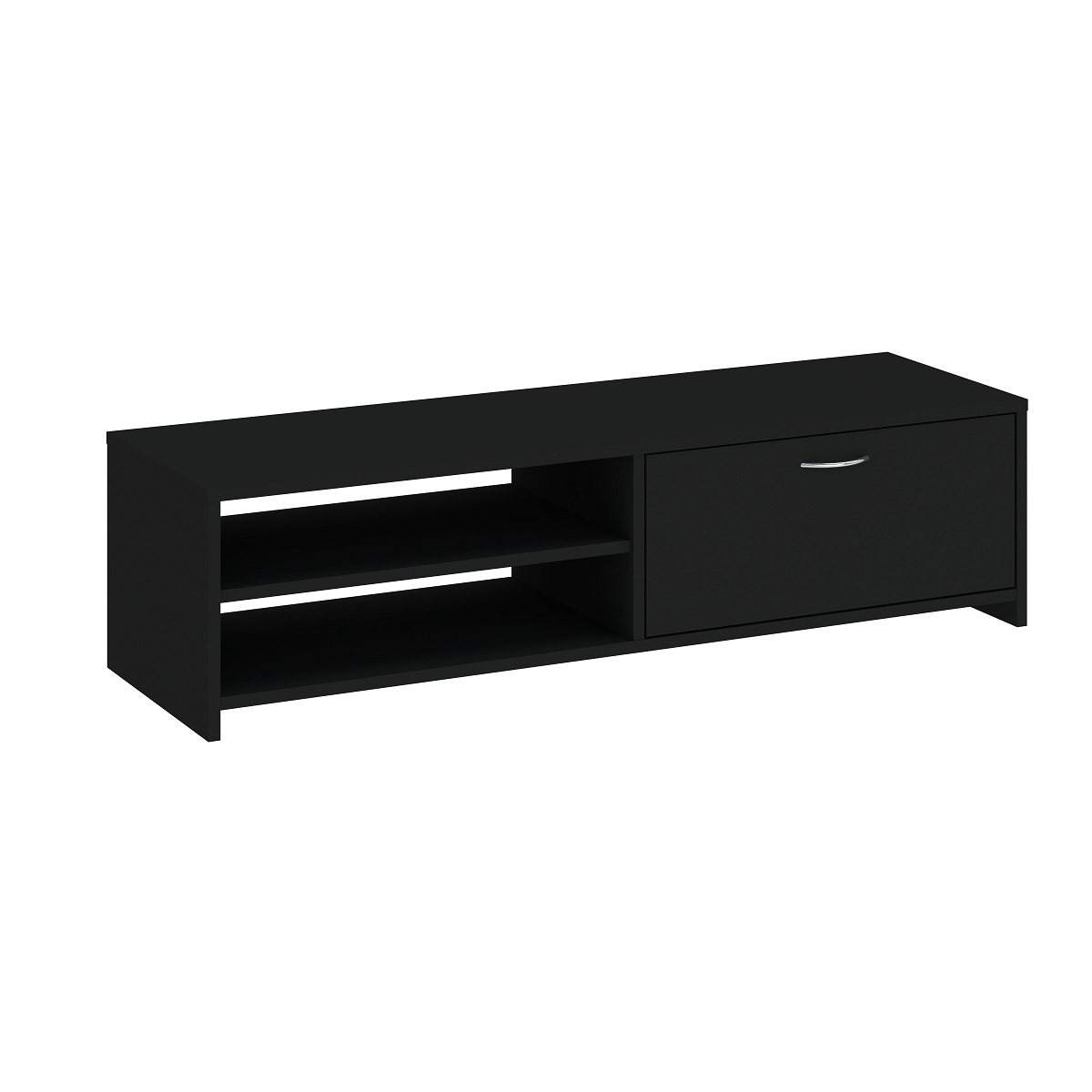 E-shop KATIA televízny stolík 1K, čierna