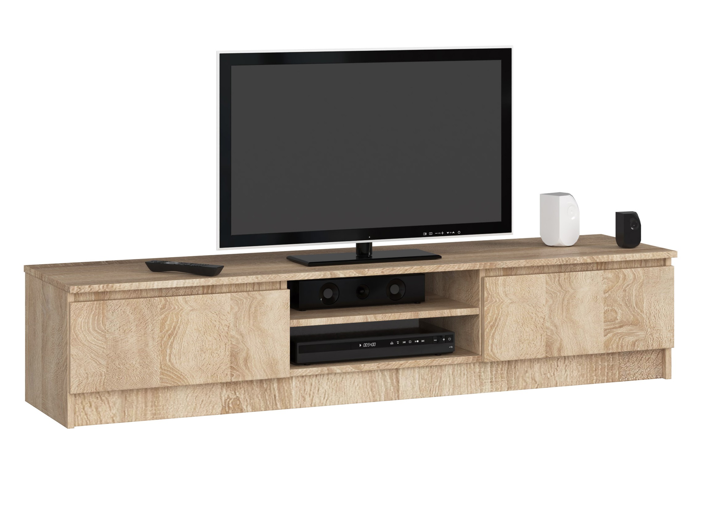 Dizajnový TV stolík ROMANA160, dub Sonoma